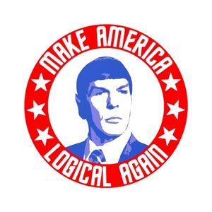 Star Trek - Mr. Spock “Make America Logical Again” Decal/Sticker 🇺🇸